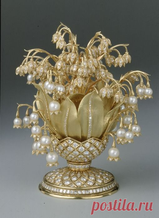 Lily of the valley - Mary  Faberge Flowers | Debbie Hill приколол(а) это к доске Faberge