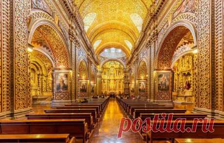Золотые церкви Кито