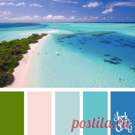 25 Color Palettes Inspired by Beautiful Landscapes | Inspiring color schemes by Sarah Renae Clark  Прекрасные пейзажи вход 1
