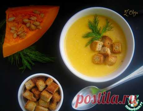 Суп-пюре с тыквой и плавленым сыром – кулинарный рецепт