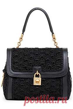 Вязаные крючком сумки
Вязаные сумки от Dolce&Gabbana