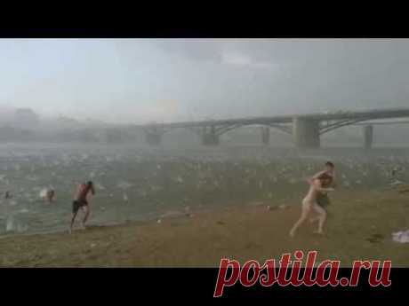 A sudden hail storm in Russia (Novosibirsk) 12.07.2014 | Внезапный ураган в Новосибирске 12.07.2014 - YouTube