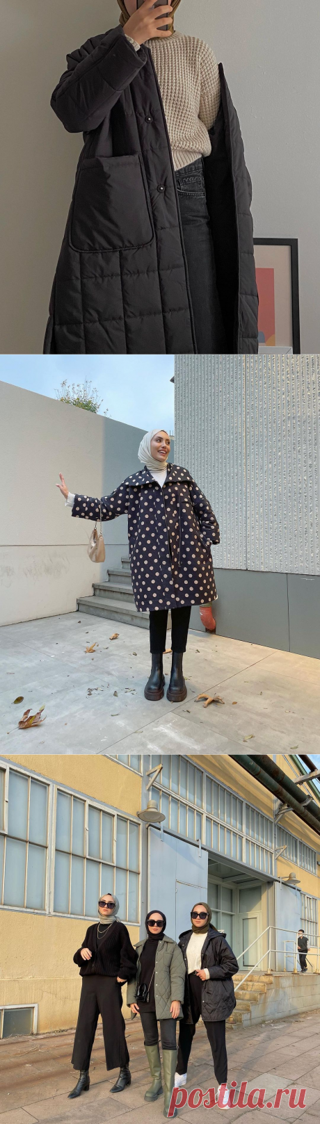Hijab Winter Wardrobe Essential That Will Inspire You For The Next Look - Hijab-style.com