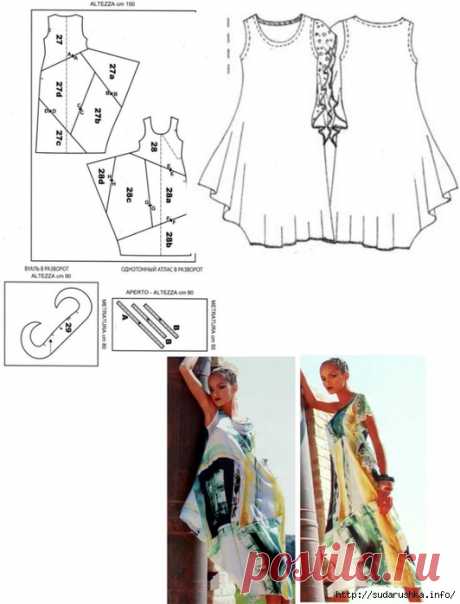 Большая подборка Бохо или богемские выкройки, эскизы одежды - Лена Воронцова | Профиль - Nebka.ru