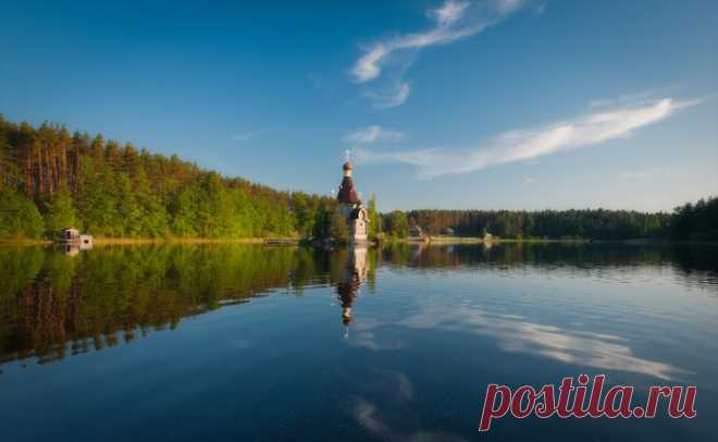 Русская церковь сказочной красоты - храм Андрея Первозванного на Вуоксе