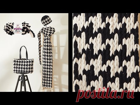 Alize Puffy More ile Atkı Yapımı | Scarf Tutorial | Вязание шарфа