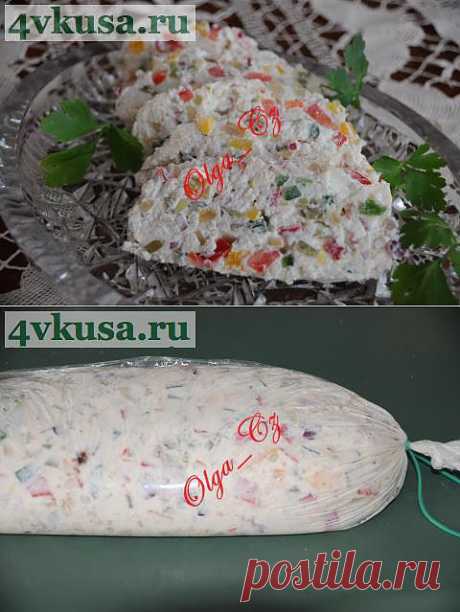 Вегетарианский сальцесон (творожно-овощной батон) | 4vkusa.ru