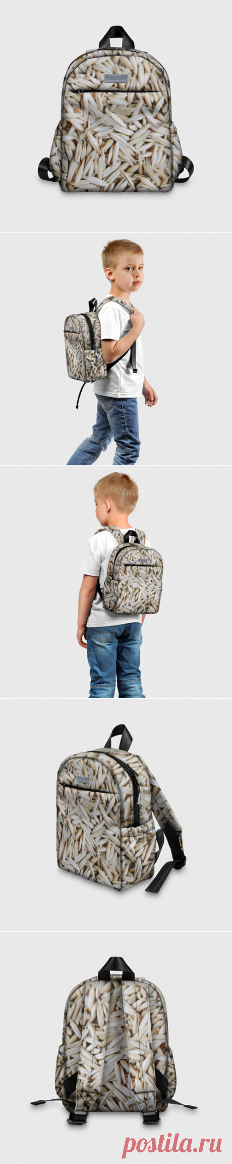 Детский рюкзак 3D Зёрна овса - купить по цене 1990 руб в интернет-магазине Всемайки, арт 3651227