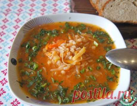 Постный томатный суп с перловкой – кулинарный рецепт