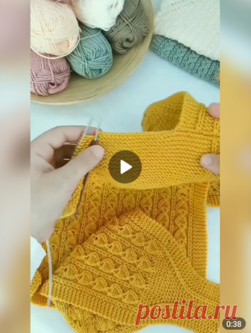 Красивое и аккуратное соединение! 🌼

#вязание • #соединение