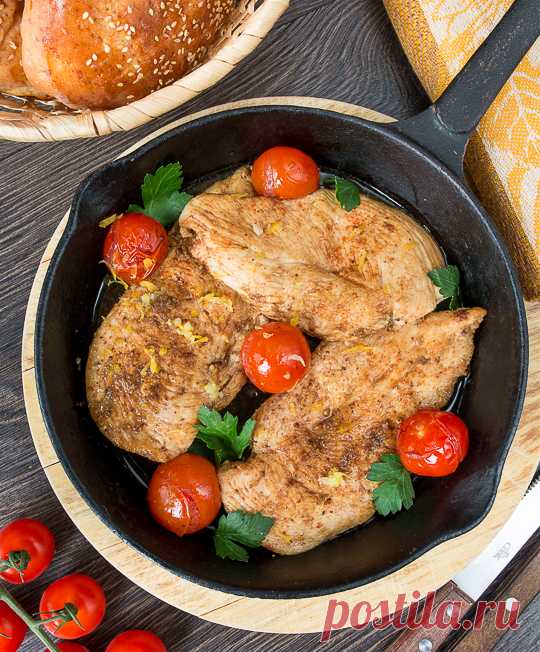 Быстрое куриное филе с бальзамическим уксусом - Пошаговый рецепт с фото | Вторые блюда | Вкусный блог - рецепты под настроение