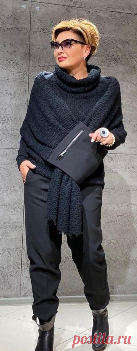 Большой шарф с карманом Модная одежда и дизайн интерьера своими руками