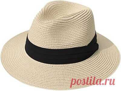 Women Straw Hats Fedora Beach Sun Hat Wide Floppy Brim Straw Panama Roll Up Hat   | eBay Make you fashionable and elegant with our classic decorative hat. Dress up with this elegant floppy Hat,let's go out for fun,also make you eye-catching in the crowds. Perfect straw sun hat to bring on outdoor activity.