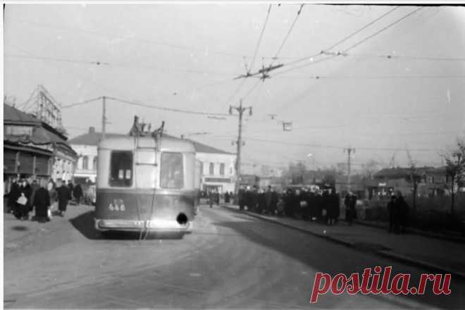 Конечная остановка на Преображенке 1961 год