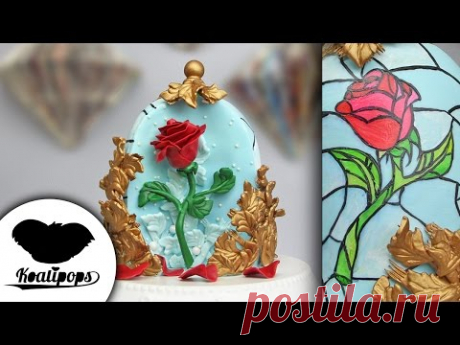 Beauty and The Beast Enchanted Rose Cake | Disney Party Ideas | DIY & How To | Princess Belle