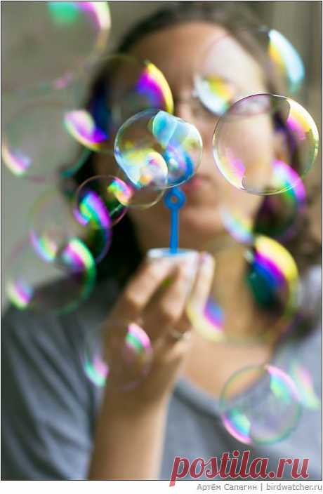 Как сделать мыльные пузыри?.