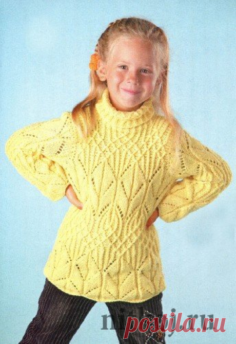 Желтый свитер » Вязание для всей семьи