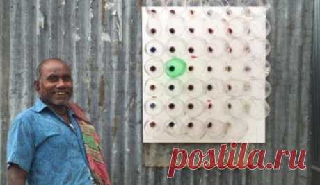 Мужчина Из Трущоб Бангладеша Сделал Кондиционер Из Пластиковых Бутылок | Лучшие истории со всего мира
