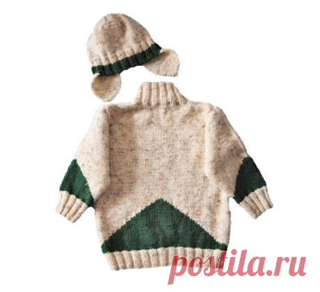 Knitting pattern for boys and girls dragon sweater, Dragon Aran jumper and hat, 10 ply Children's knitting pattern, Digital download pdf