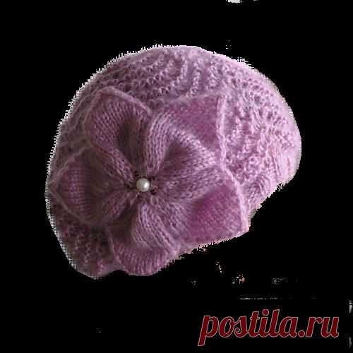Вязание шапки береты - Вязание шапок на осень - Вязание для женщин - Схемы вязания крючком и спицами - Вязание