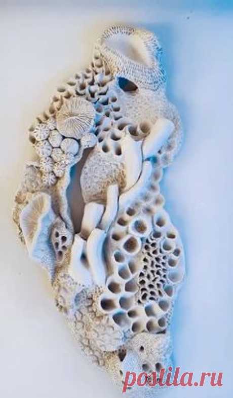 Coral Air Dry Clay Sculpture