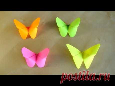 Оригами бабочка - Как сделать бабочку из бумаги?