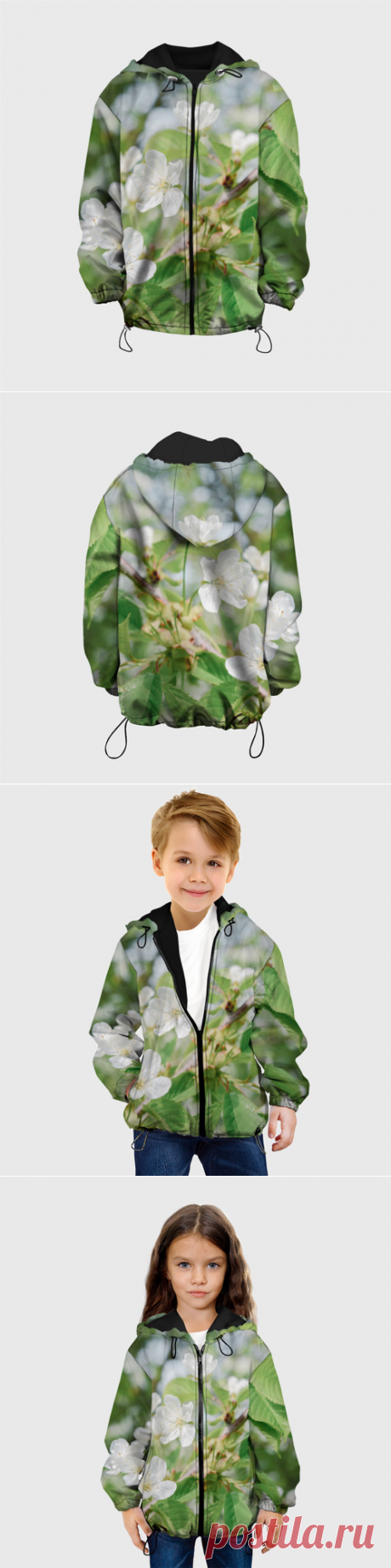 Детская куртка 3D Цветущая ветка вишни, фото - купить по цене 4890 руб в интернет-магазине Всемайки, арт 3652995