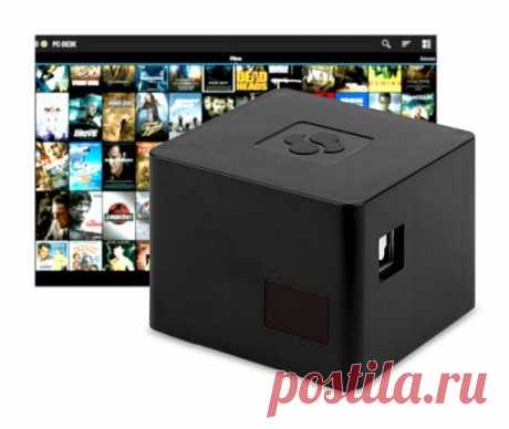 Мини-ПК CuBoxTV заключен в кубический корпус со сторонами 2 дюйма