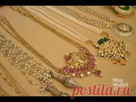 South sea pearl Gold necklace latest designs