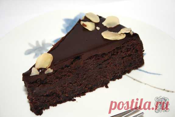 Трюфельно-шоколадный торт (по рецепту Карин Горен)