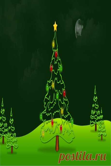 Christmas Tree Free Download Wallpaper - 640x960 - 186995