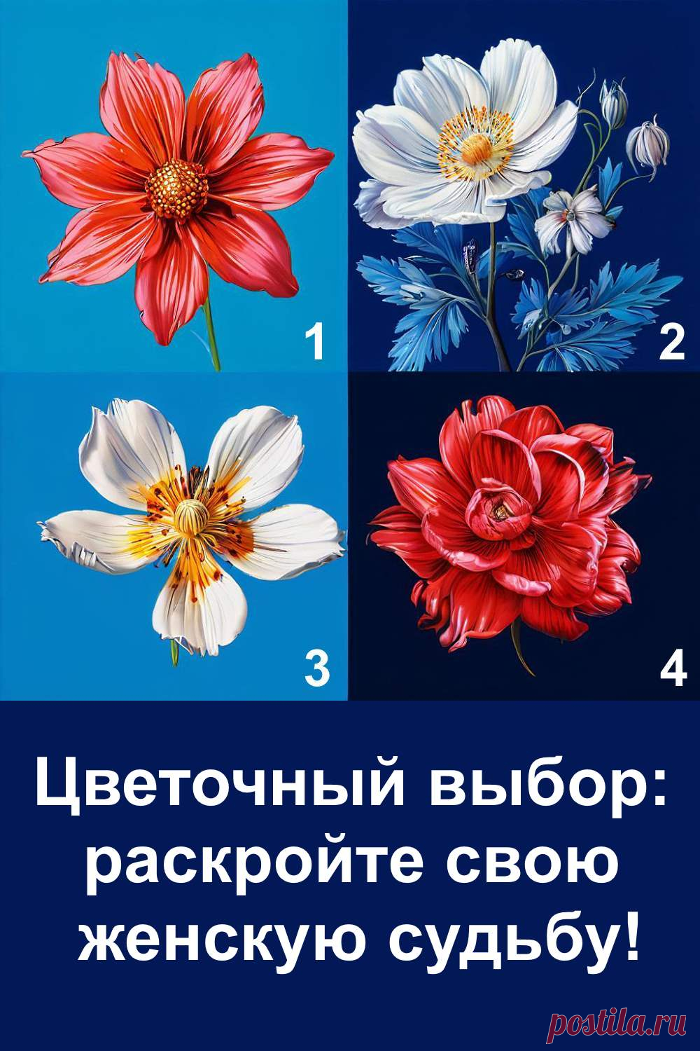 Цветы – это больше, чем красота природы. С давних времён они считались проводниками судьбы и носителями особых посланий. Каждый цветок отражает внутренний мир женщины и предсказывает, какие перемены ждут её впереди. В этой статье вы сможете получить предсказание, которое касается именно вашей жизни. Оно подскажет, к чему готовиться, где искать радость и какие изменения принесут вам настоящую гармонию и счастье.