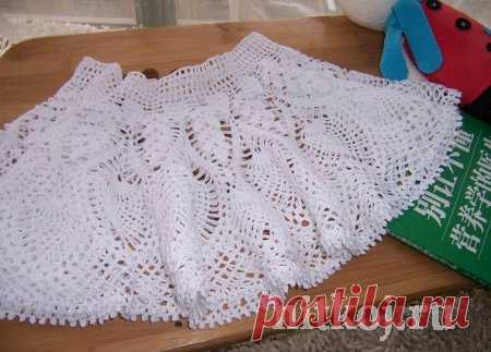 Короткая юбка-солнце крючком » Ниткой - вязаные вещи для вашего дома, вязание крючком, вязание спицами, схемы вязания