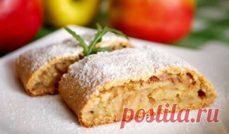 Штрудель с яблоками