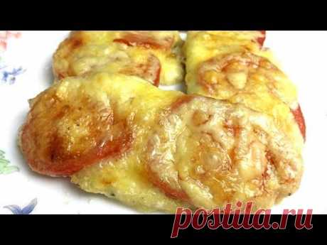Куриное филе с помидорами и сыром в духовке - быстро, полезно и вкусно / Chicken recipe. Eng sub