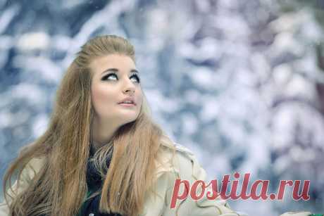Индивидуальная зимняя фотосессия для Анастасии.
