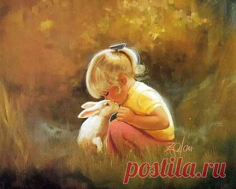 Счастливое и беззаботное детство на картинах Дональда Золана (Donald Zolan) - Ярмарка Мастеров - ручная работа, handmade