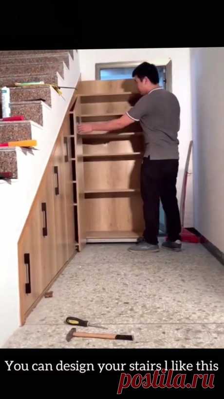 It is a good idea to use your under stairs as a storage area