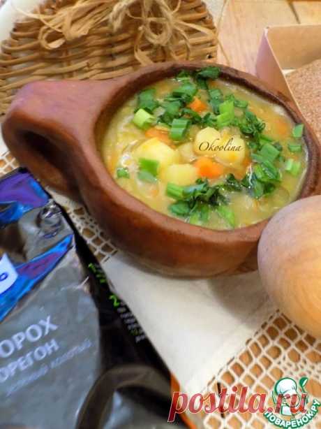 Постный гороховый суп по-деревенски - кулинарный рецепт