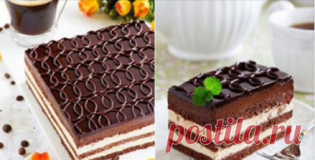 Торт «Опера». Очень нежный и изысканный Торт имеет легкий кофейный аромат и ярко выраженный вкус темного шоколада.