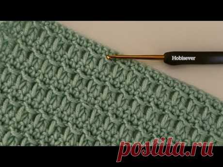 Легкая схема вязания крючком детского одеяла для начинающих/Сумка крючком, выкройки жилета/ СУБТИТРЫ