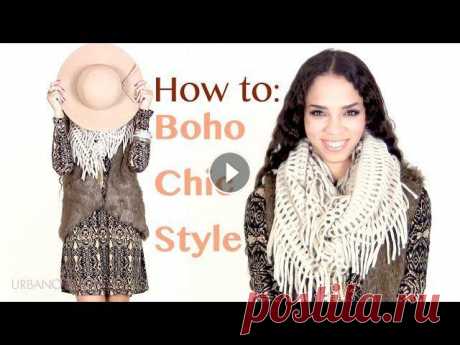Style tips for Bohemian outfits and Boho chic outfit ideas for Fall and Winter Fashion. How to put together Boho outfits and the Bohemian style using ...