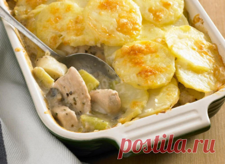 Куриное филе с грибами и картошкой в духовке рецепт с фото - 1000.menu