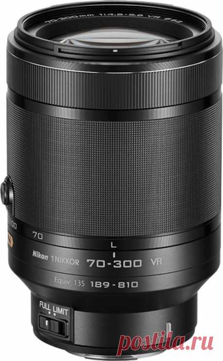 Телеобъектив 1 Nikkor VR 70-300mm f/4.5-5.6 длиной 108 мм весит 560 г и стоит $1000 - PCNEWS.RU