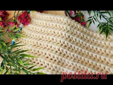 Easy One-Row Tunisian Crochet Pattern ~ Create Intricate, Soft Textures with Simple Stitches!