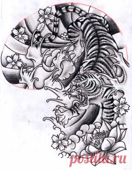 12Oct2011: Oriental inspired Tiger Half Sleeve Design Chris Hatch Tattoo Artist www.inkpottattoo.com info@inkpottattoo.com Copyright Chris Hatch