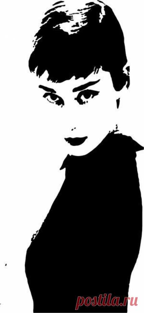 Audrey Hepburn Version 1 Vinyl Wall Art Decal