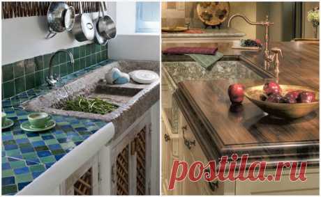 От фанеры до мрамора: 7 популярных материалов для кухонной поверхности — Мой дом