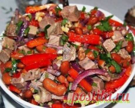 Мясной салат «Тбилиси»
