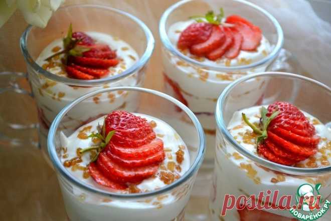 Творожно-йогуртовый десерт – кулинарный рецепт